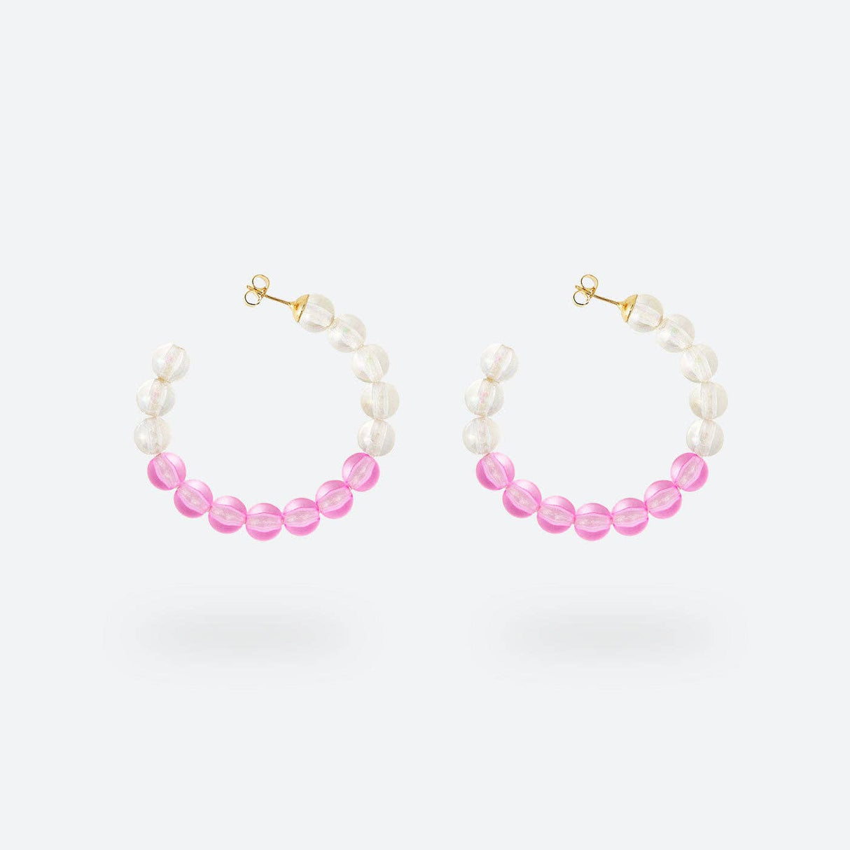 Mini Créoles Bubble Tea - La Môme Bijou