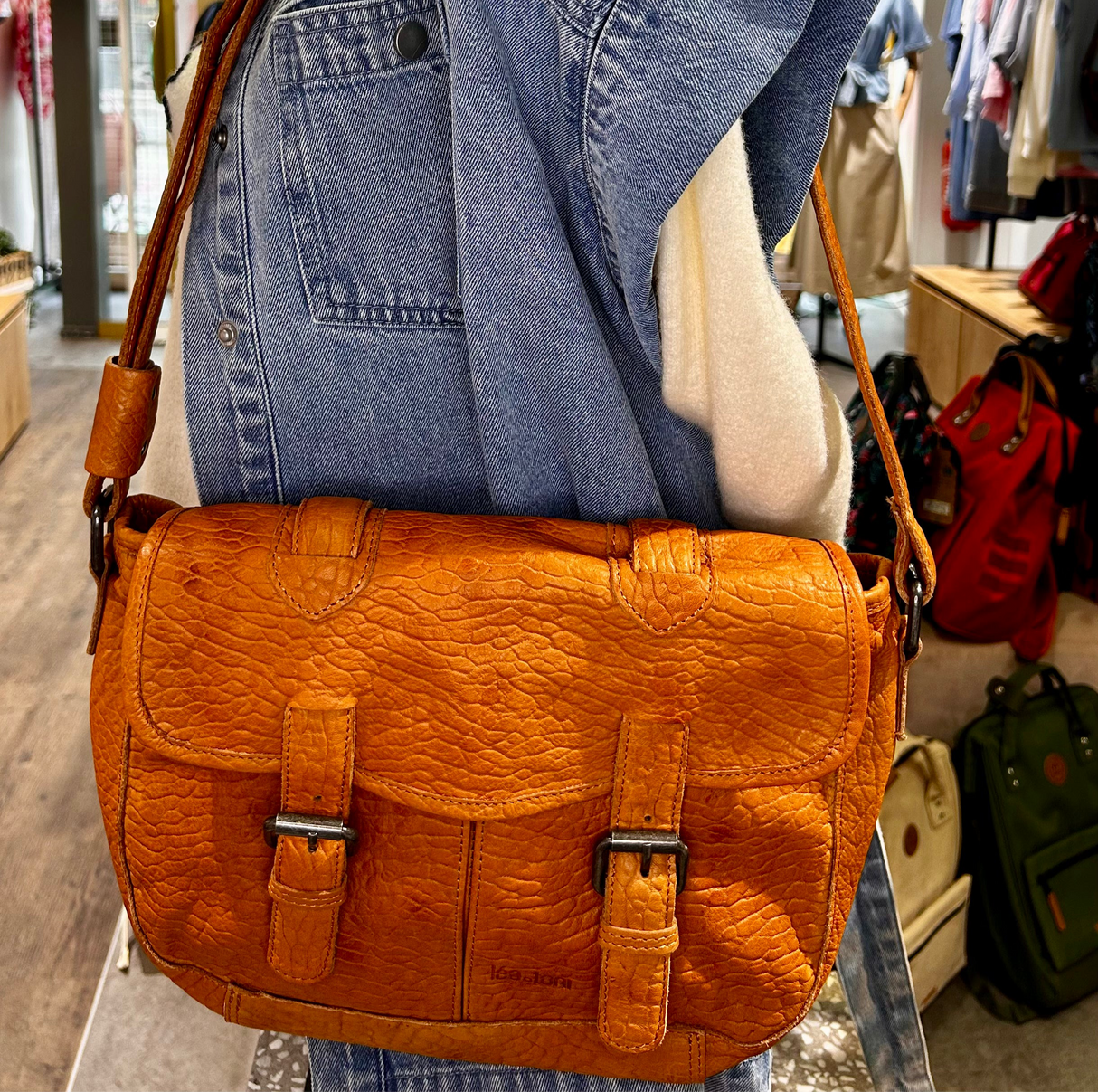 Sac Loa Cuir Grainé - Léa Toni