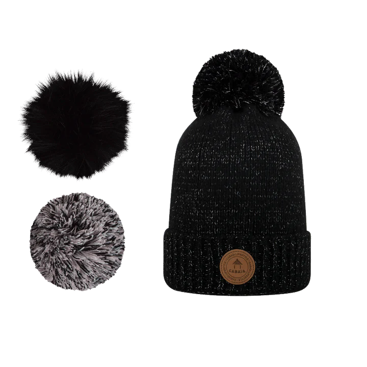 Bonnet Irish Coffee + 3 Pompons - Cabaïa