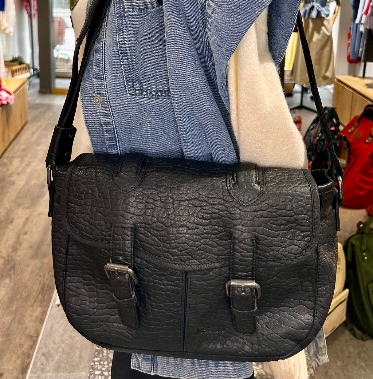 Sac Loa Cuir Grainé - Léa Toni