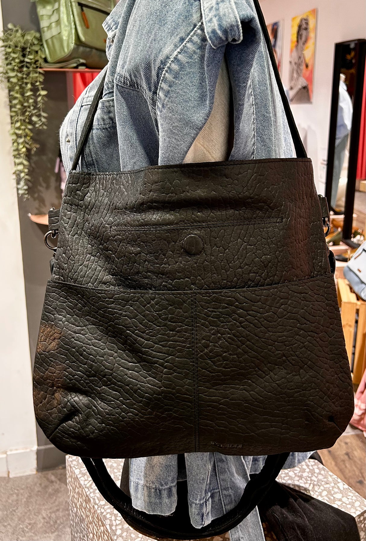 Sac Olivia Cuir Grainé - Léa Toni
