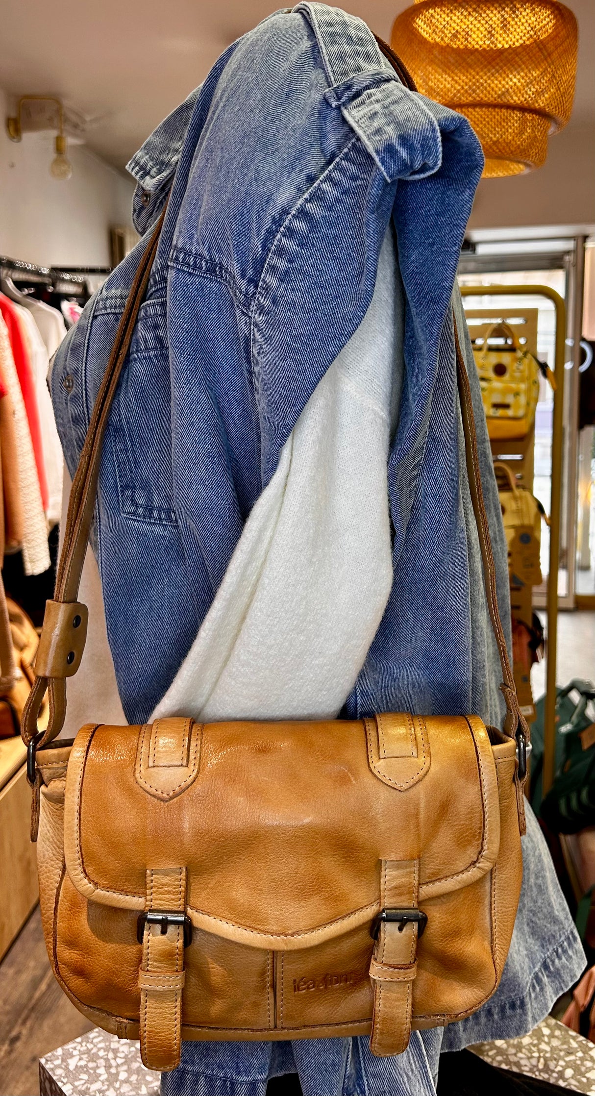 Sac Mini Loa Cuir Lisse - Léa Toni