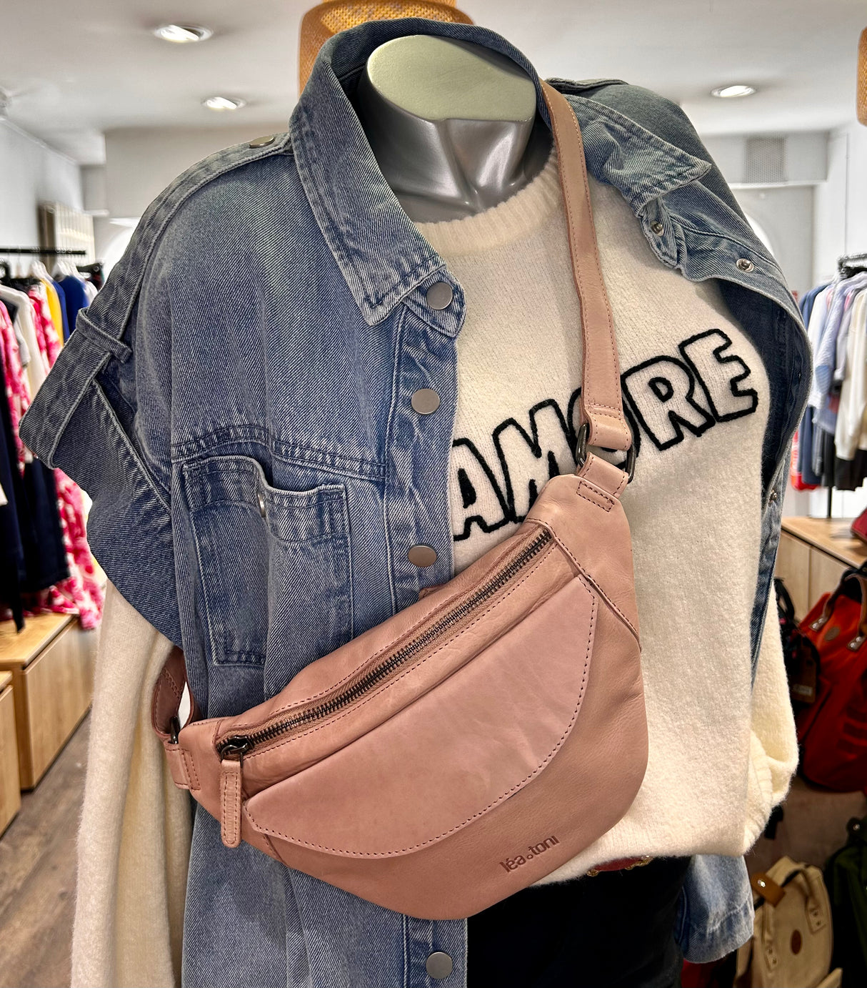 Banane Joan Cuir Lisse - Léa Toni