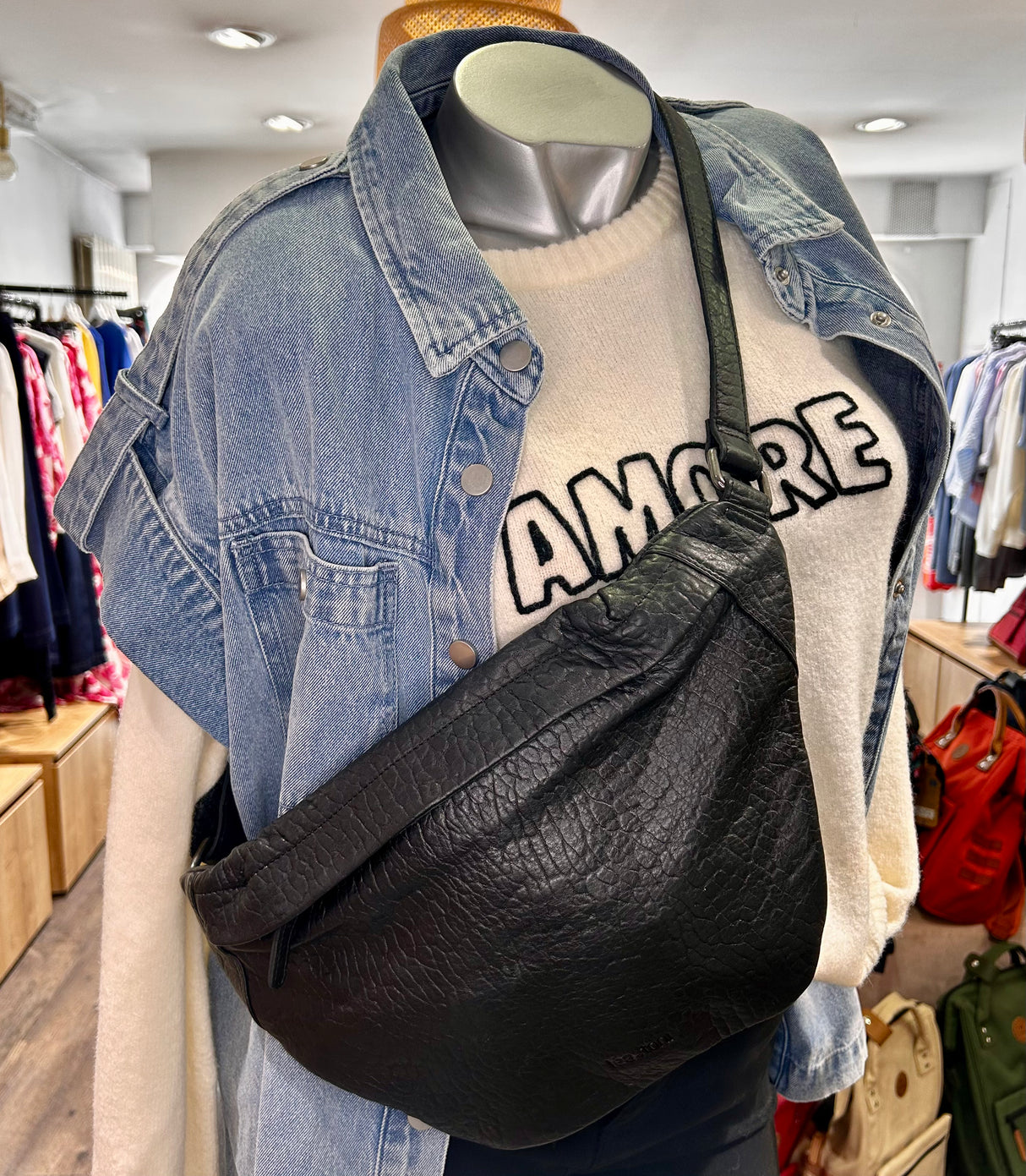 Banane Joana Cuir Grainé - Léa Toni