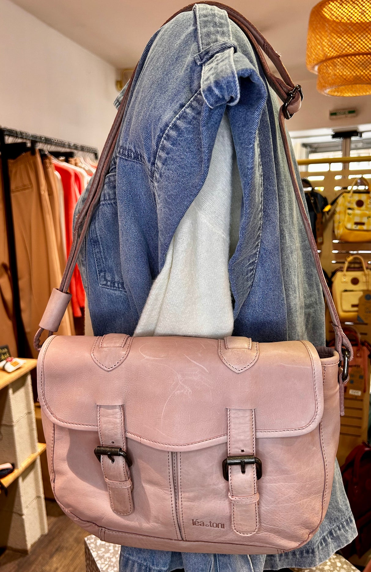 Sac Loa Cuir Lisse - Léa Toni