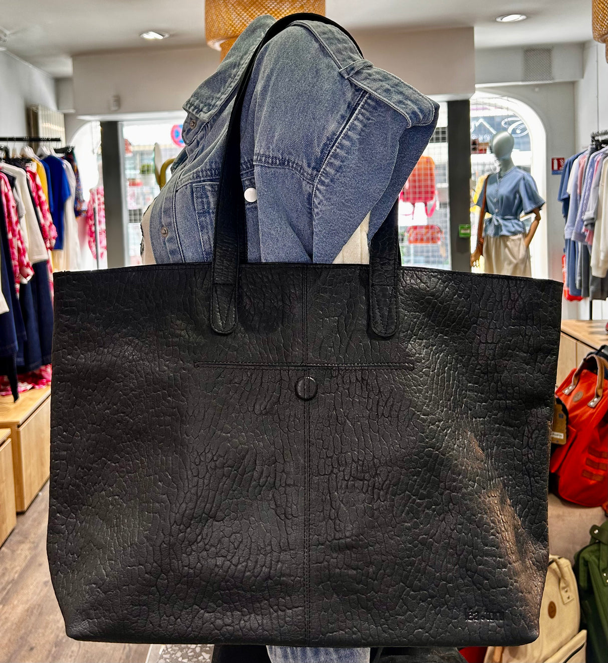 Sac Aline Cuir Grainé - Léa Toni