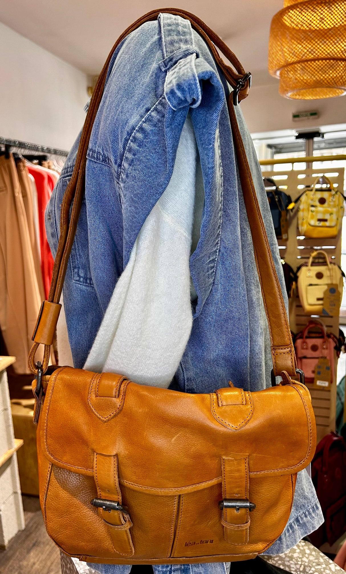 Sac Loa Cuir Lisse - Léa Toni