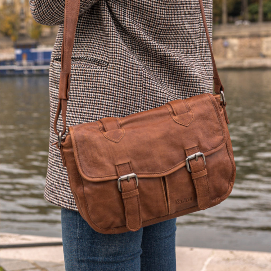 Sac Loa Cuir Lisse - Léa Toni