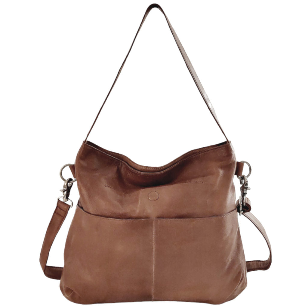 Sac Olivia Cuir Lisse - Léa Toni
