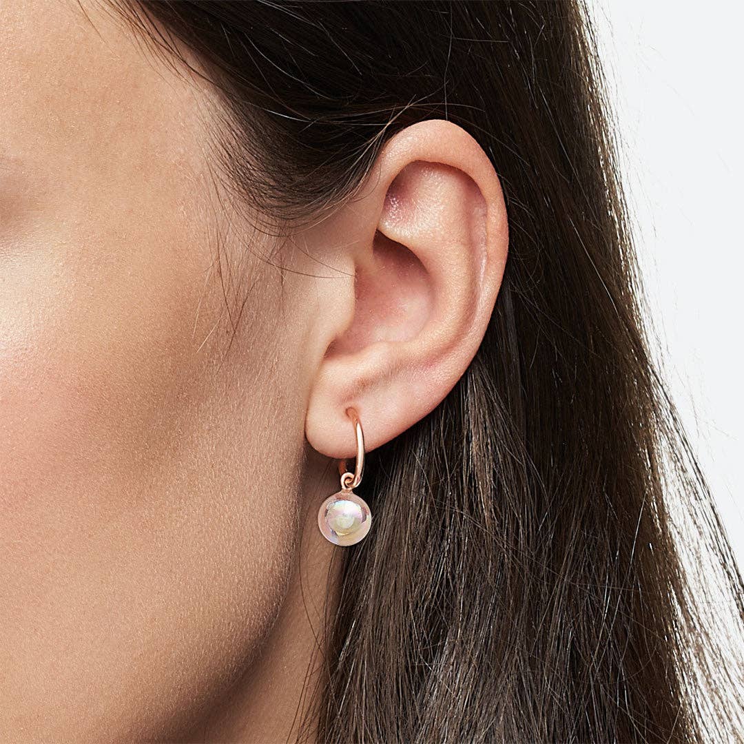 CRÉOLES PERLE (MINI) - La Môme Bijou