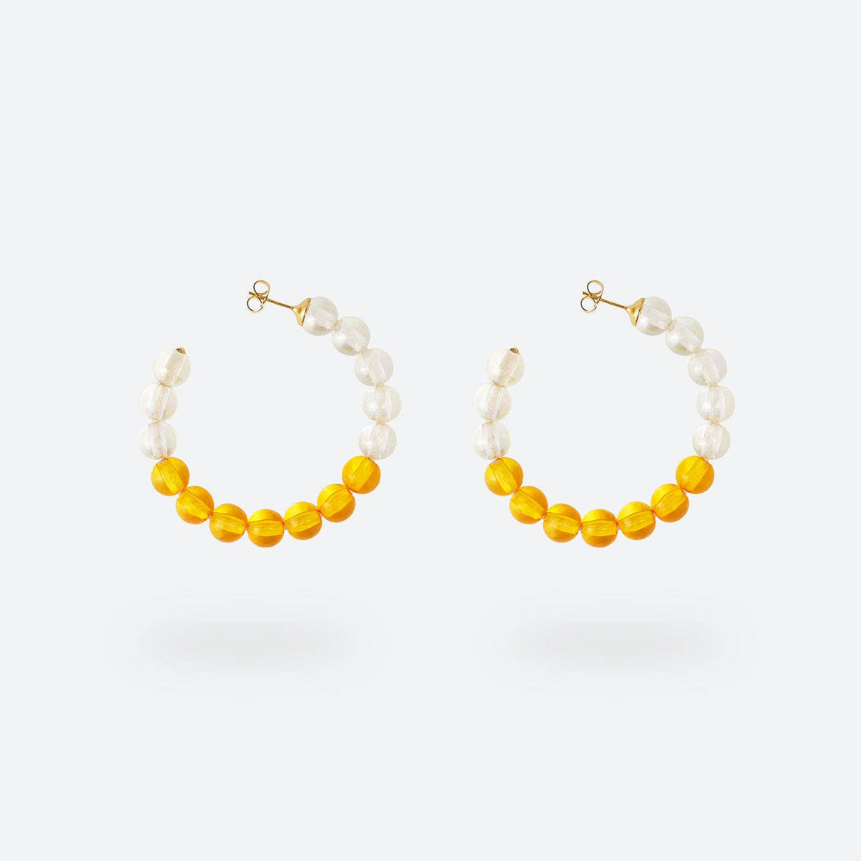 Mini Créoles Bubble Tea - La Môme Bijou