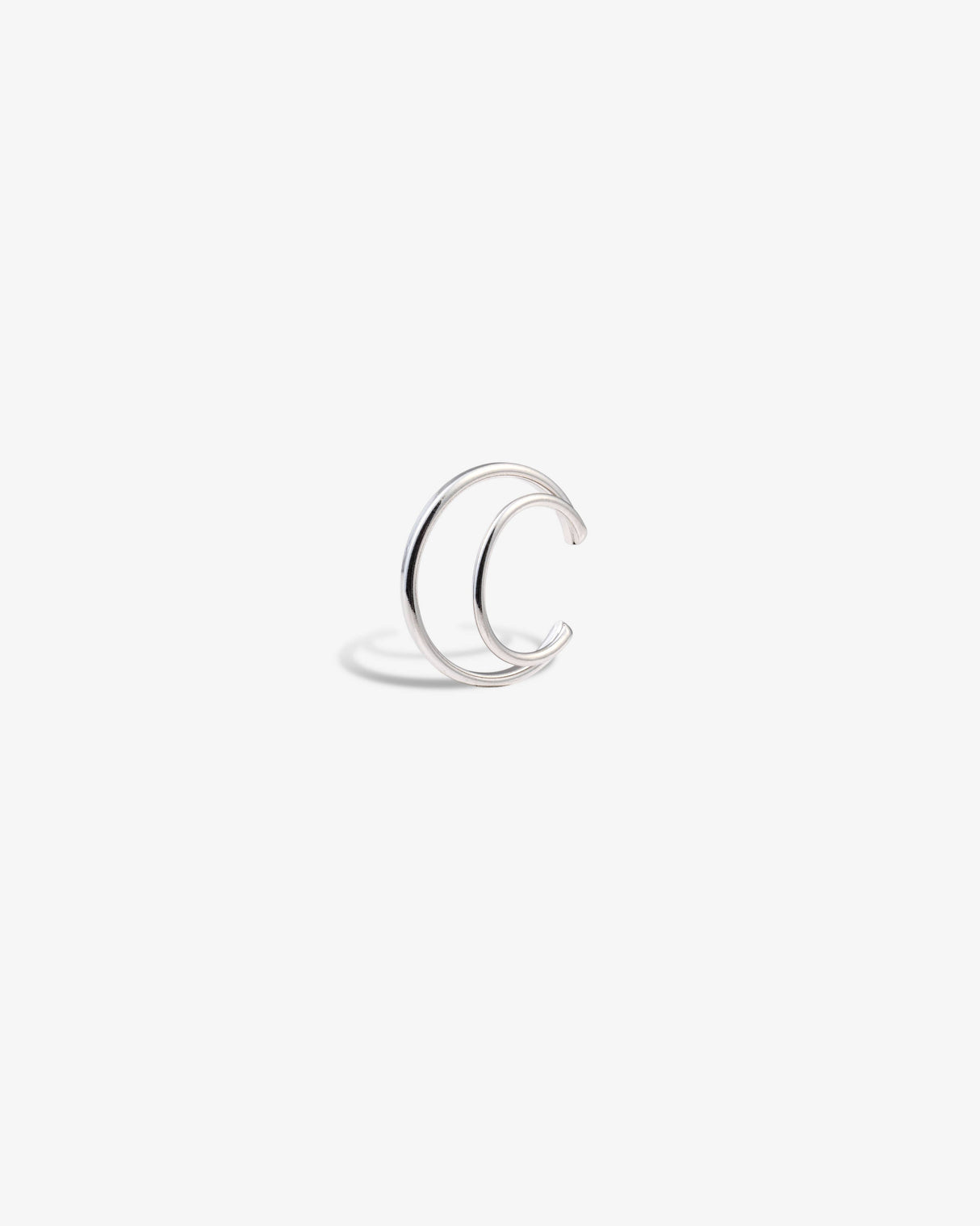 Bague d'oreille double ear cuff argent GABRIEL - April Please