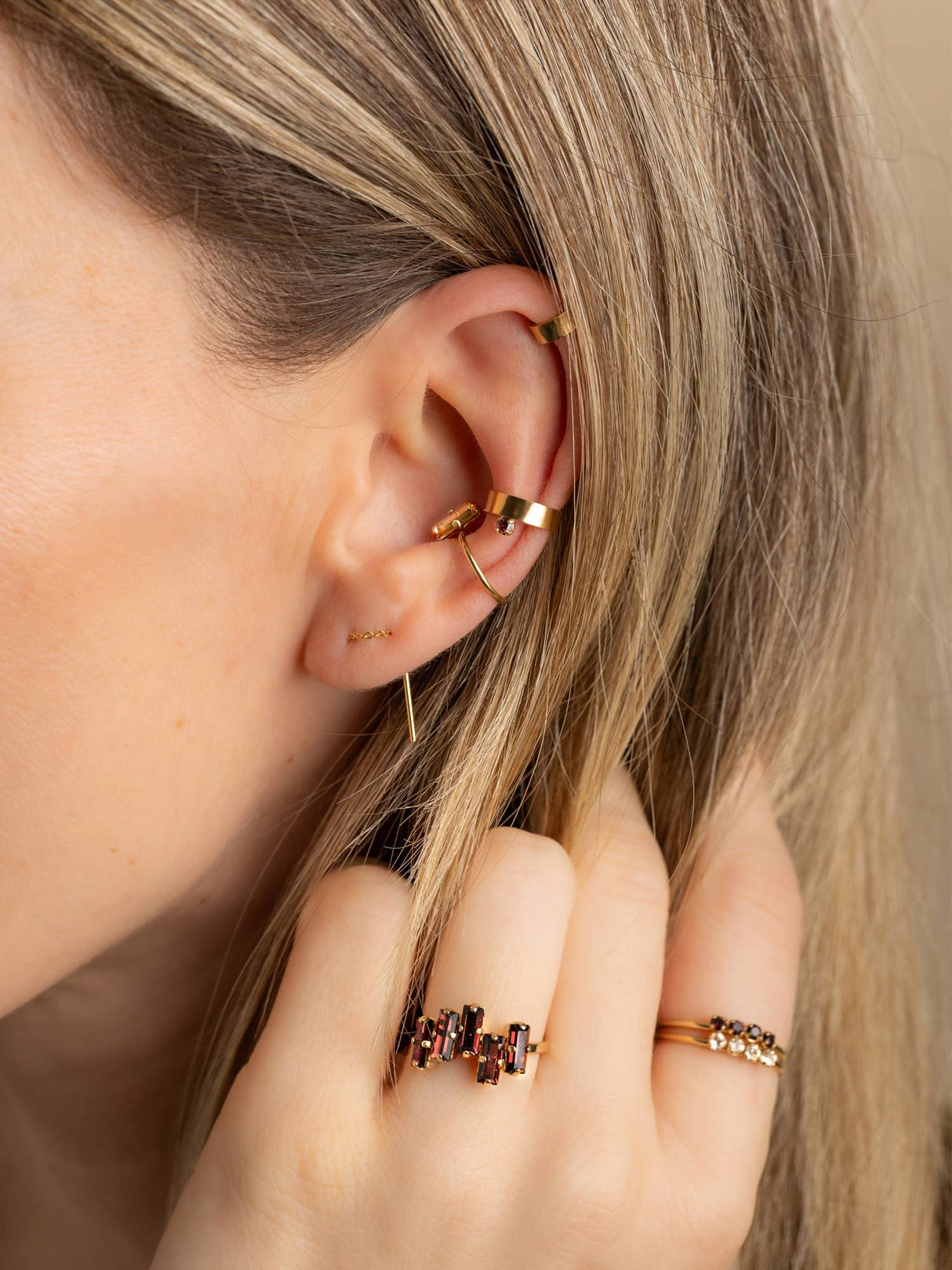 Bague d'oreille cristal EDDY - April Please