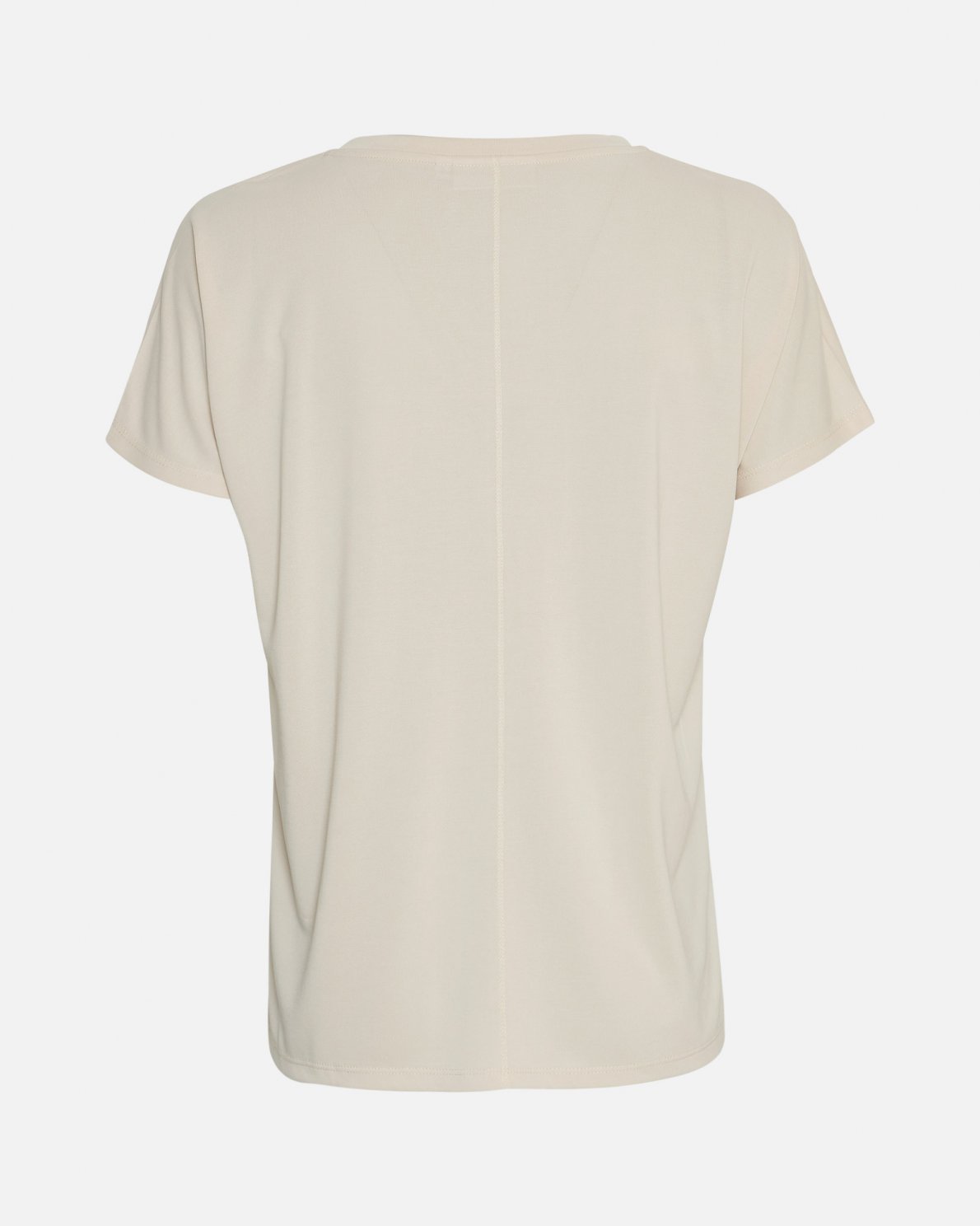 T-Shirt en modal Fenya Col V - MSCH Moss Copenhagen