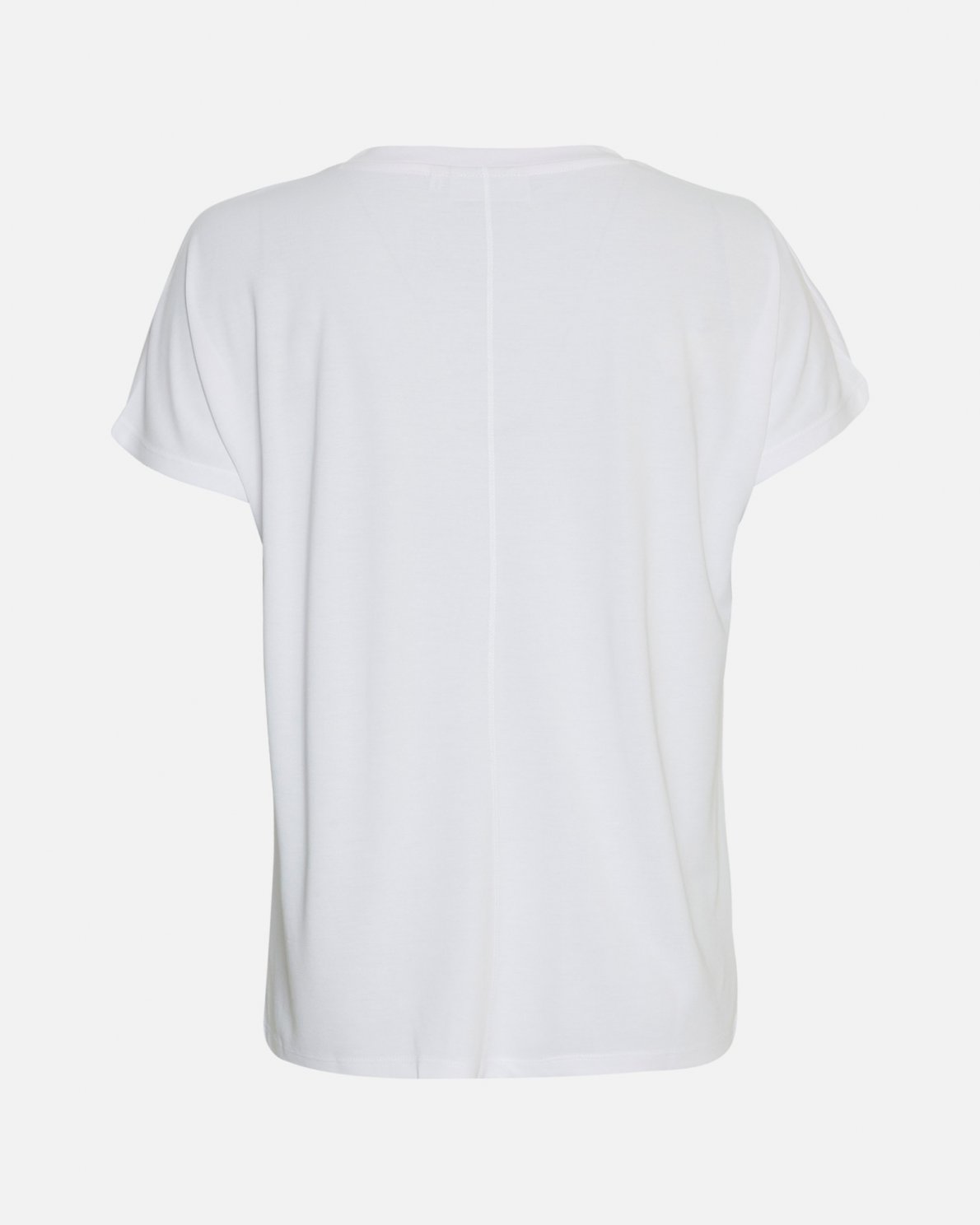 T-Shirt en modal Fenya Col V - MSCH Moss Copenhagen