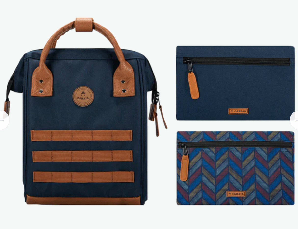 Sac à dos Adventurer Chicago Small ou Medium +2 Poches - Cabaïa