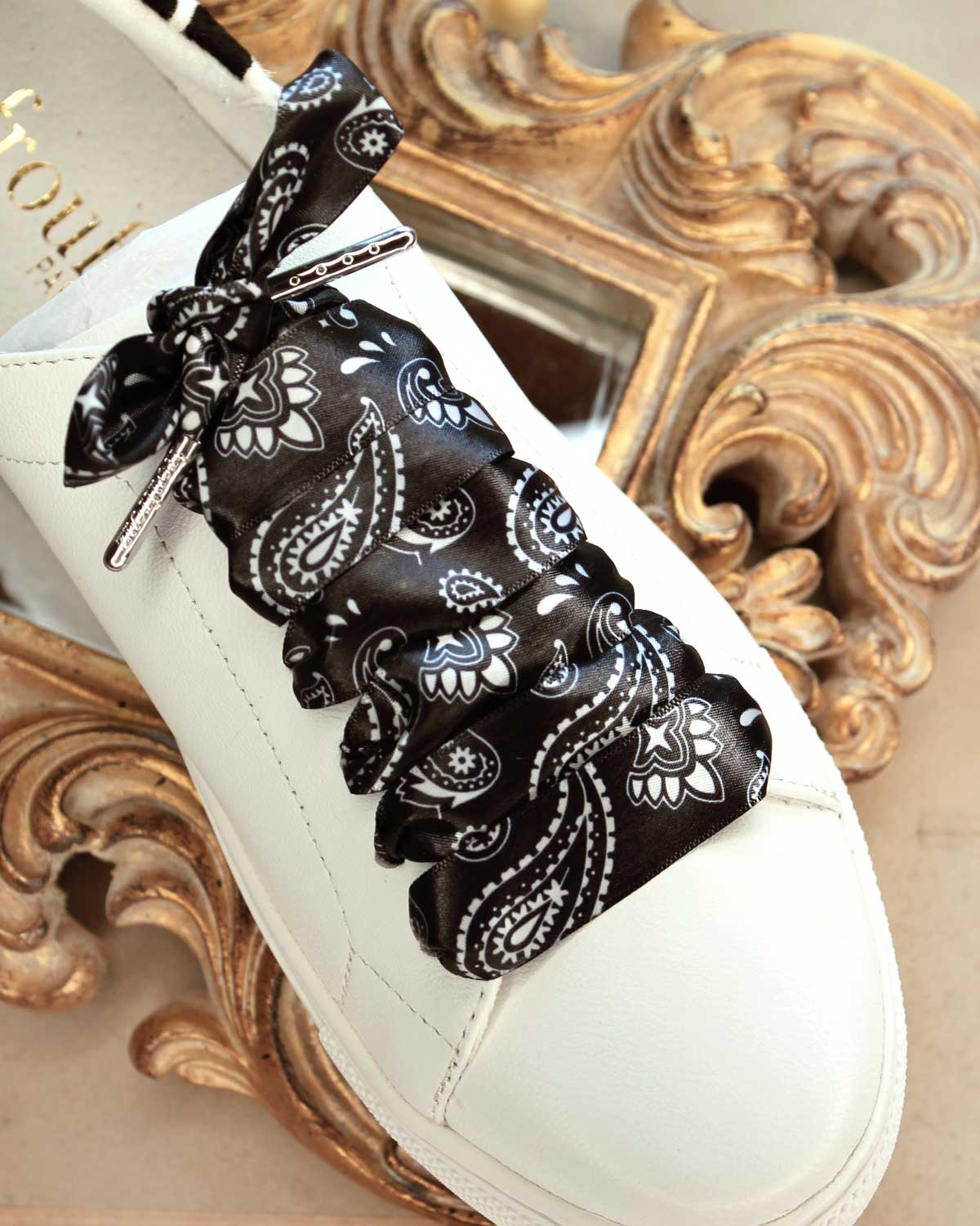 Lacets Satin à motifs 11 coloris au choix - Froufrouz