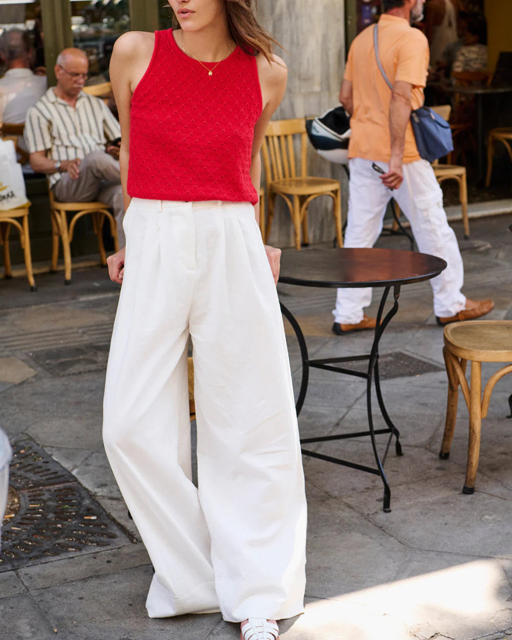 Pantalon Pakita Ecru ou Marine - Laure+Max