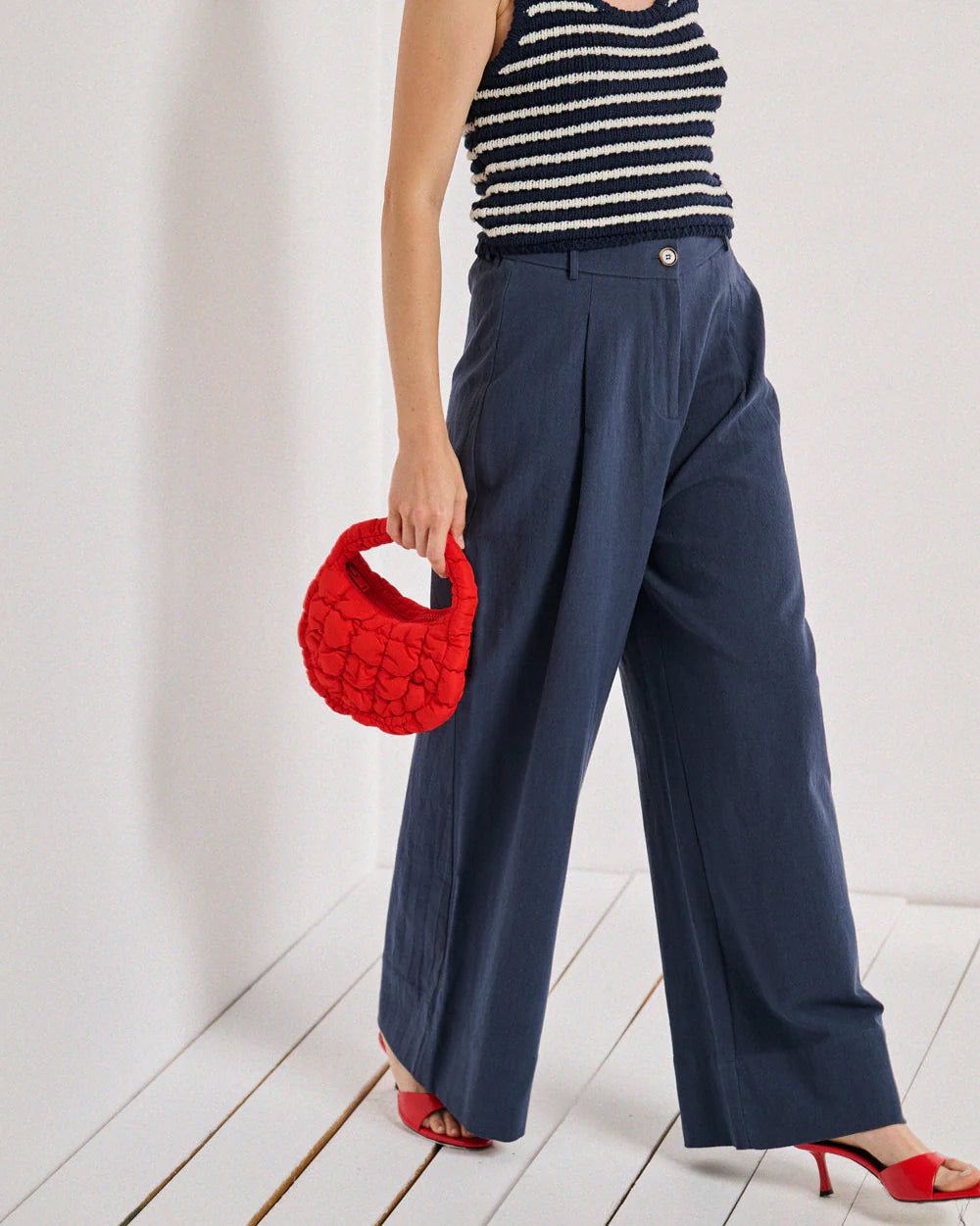 Pantalon Pakita Ecru ou Marine - Laure+Max