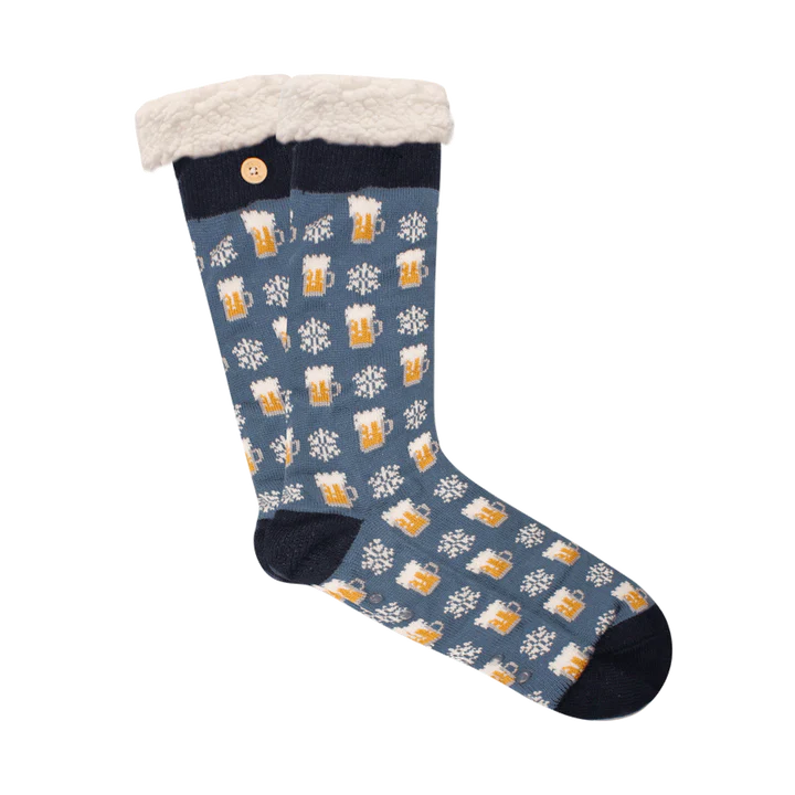 Chaussettes fourrées inséparables Bières de Noel 41/46 - CABAIA