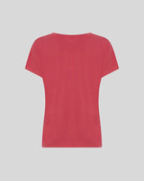 T-Shirt en modal Fenya Col V - MSCH Moss Copenhagen
