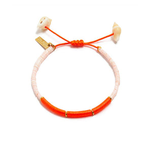 Bracelet avec coquillages et sequins - La Môme Bijou